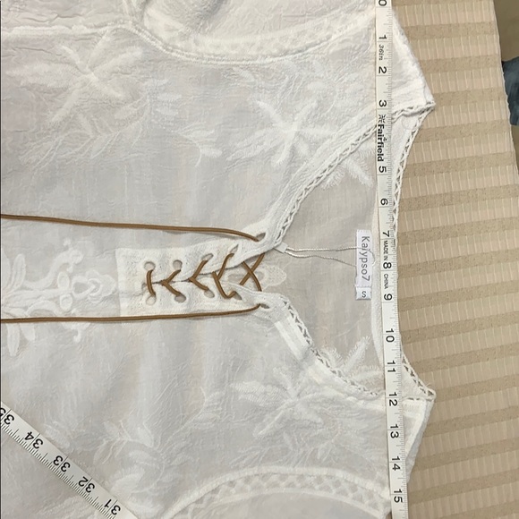 BoHo chic crocheted Fringed with feathered tie - Picture 7 of 8